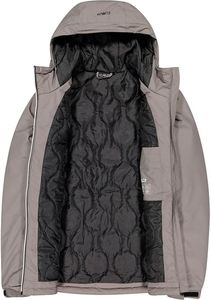 CMP Herren Hoodie Jacke Isolationsjacke Kunstfaserjacke 54 Dark Grey