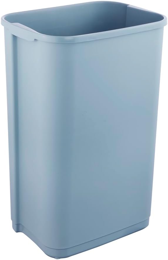 keeeper Abfallbehälter mit Rolldeckel, 50 l, 39 x 29,5 x 67,5 cm, Rasmus, Blau (Nordic Blue) Nordic