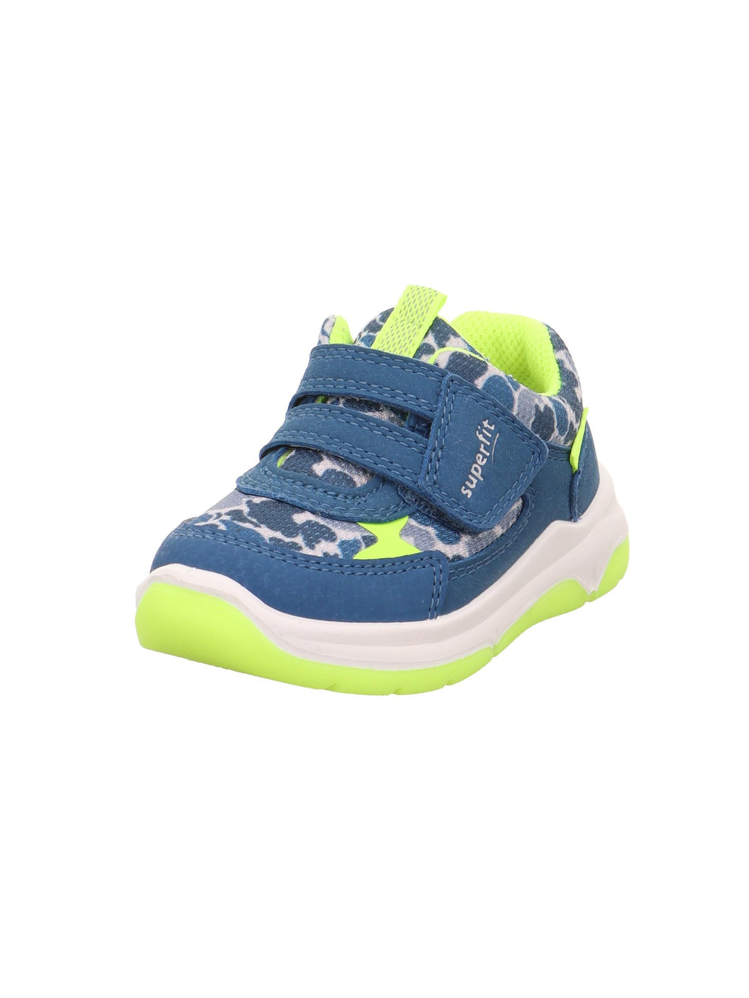 Superfit Mädchen Cooper Lauflernschuhe 20 EU Weit Blau Gelb 8020, 20 EU Weit Blau Gelb 8020
