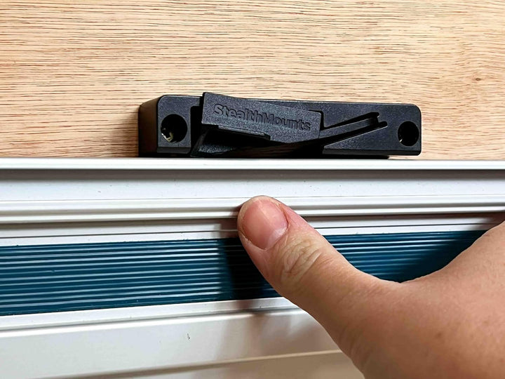 StealthMounts Schienenhalterung, 2 Stück, Schienenhalterung, Schienenhalterung, Schienenhalterung, S
