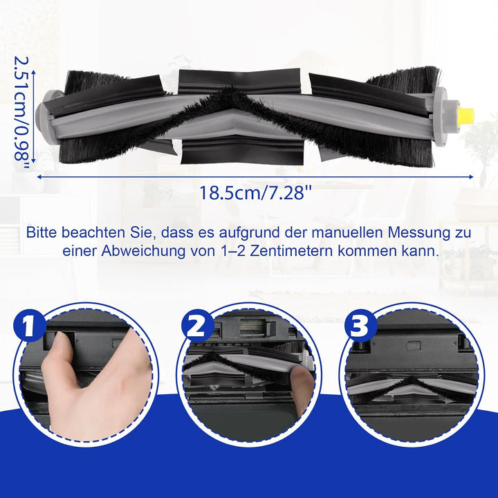 Walzenbürste T20 Omni Hauptsächlich Kompatibel mit Saugroboter ECOVACS DEEBOT X1/X1 Omni/ T20 Omni/