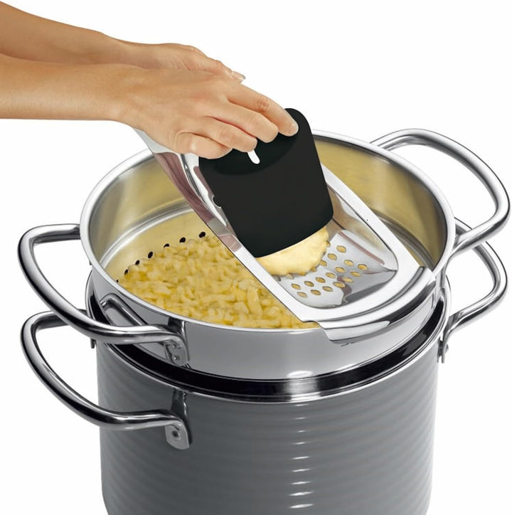 WMF Spätzle-Profi Spätzlereibe Spätzlehobel mit Teigschaber Kunststoff Cromargan Edelstahl rostfrei