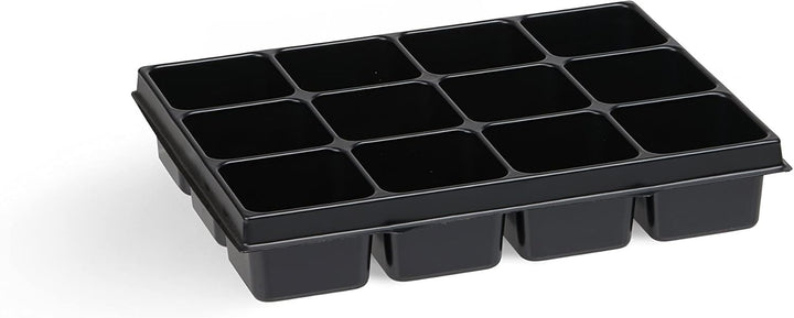 Sortimentskasten transparent mit Klappgriff | i-BOXX professional blau mit 12-fach Einlage | Ideal f