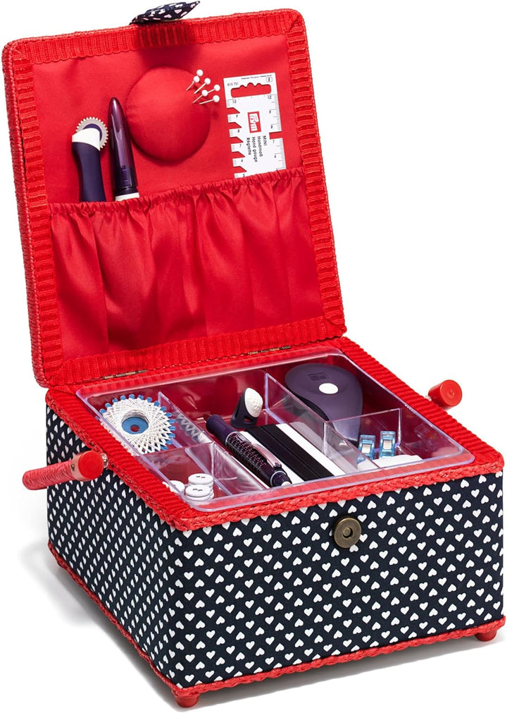 Prym 612646 Nähkorb M Lovely, blau