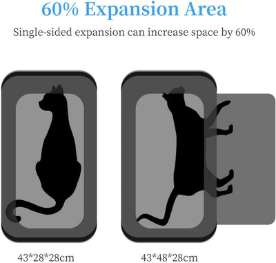 TAMOWA Transportbox Katze Transportbox Hund Faltbare Hundetragetasche, Faltbare Katzentragetasche mi