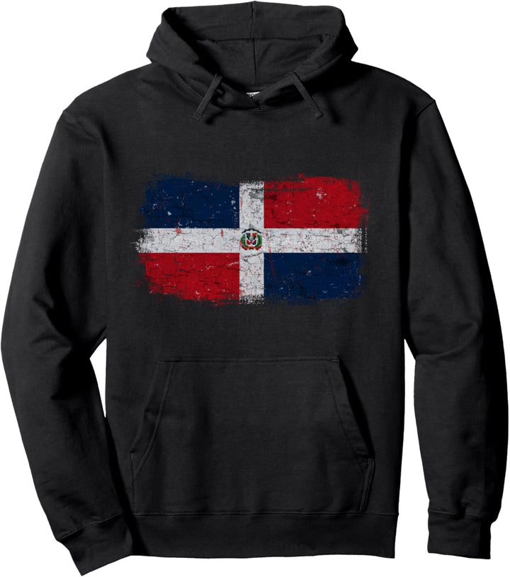 Nationalflagge der Dominikanischen Republik Pullover Hoodie