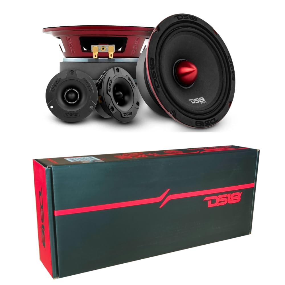 1 KIT-Set FÜR DS 18 PRO-X6.4BMPK 2-Wege-Systemlautsprecher 16,5 cm 165 mm 6,5", 250 Watt rms 500 Wat