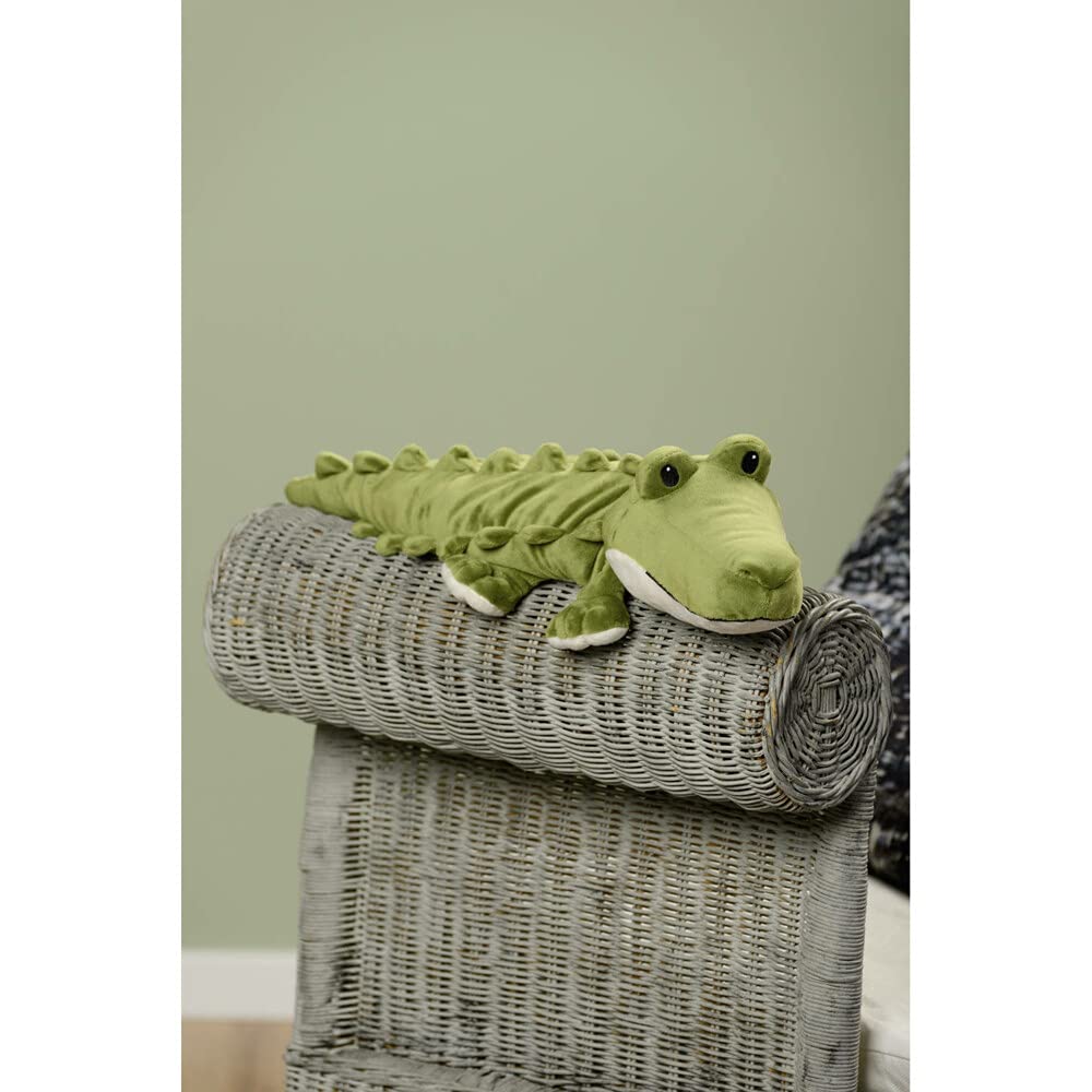 Warmies ® Wärmekissen/Stofftier "Krokodil" Hirse Lavendelfüllung 40cm 800g, Krokodil