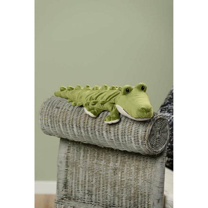 Warmies ® Wärmekissen/Stofftier "Krokodil" Hirse Lavendelfüllung 40cm 800g, Krokodil