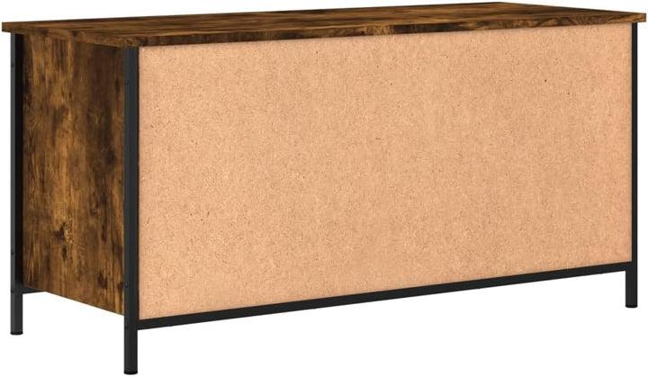 Tidyard TV Schrank mit 4 offene Fächer Lowboard TV Möbel Sideboard Fernsehtisch Fernsehschrank HiFi-