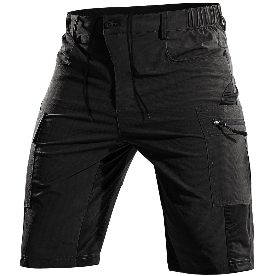 Cycorld Kurze-Hosen-Herren, Wanderhose MTB Hose Herren Kurz Atmungsaktiv Schnelltrocknende Bermuda C
