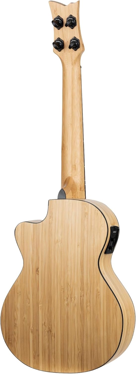 Ortega Guitars Tenor Ukulele elektro-akustisch - Bamboo Series - inklusive Deluxe Gigbag - Bambus (R