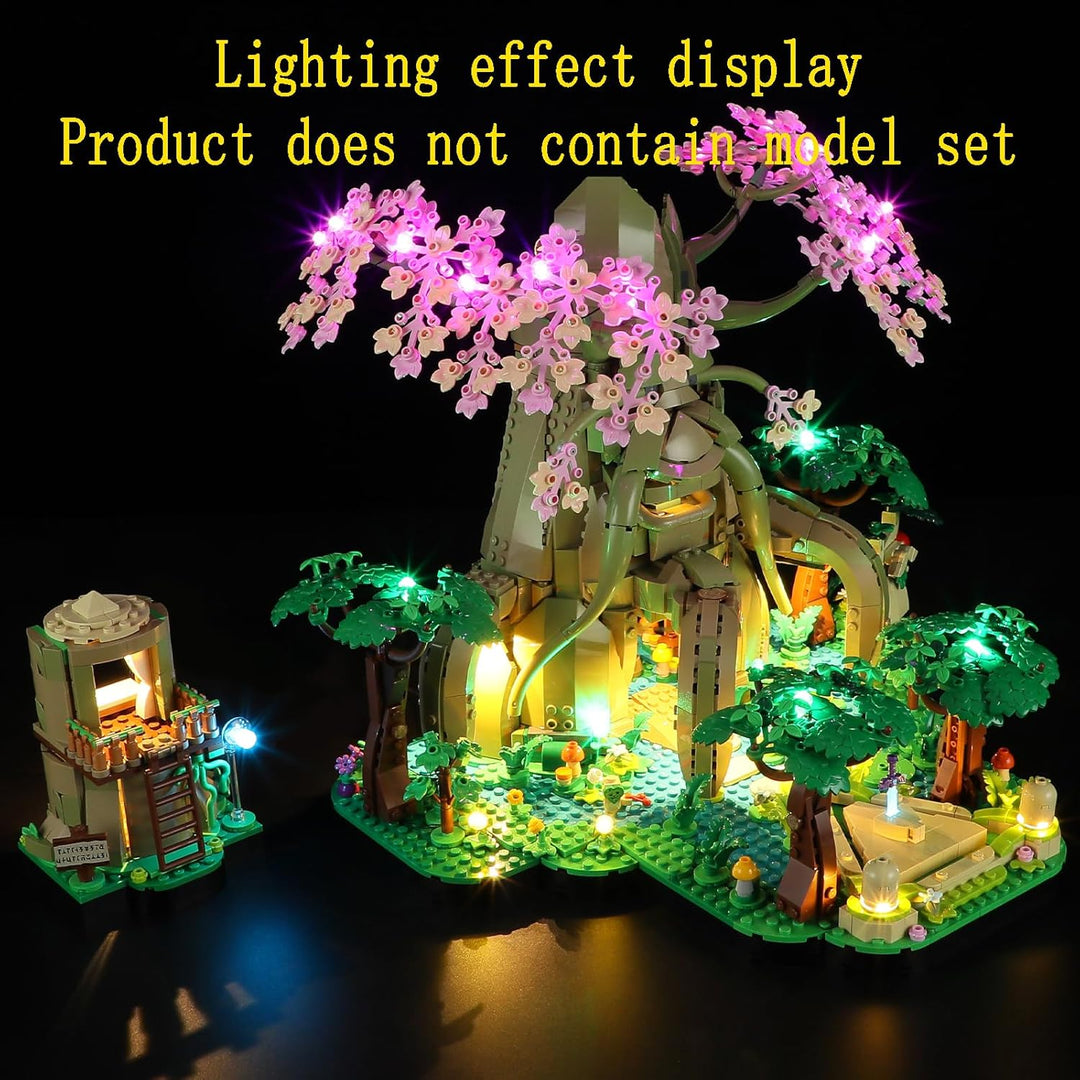 GEAMENT LED Licht-Set Kompatibel mit Lego The Legend of Zelda Deku-Baum 2-in-1 (Great Deku Tree) 770