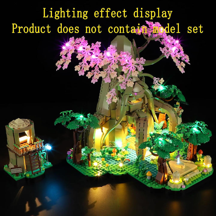 GEAMENT LED Licht-Set Kompatibel mit Lego The Legend of Zelda Deku-Baum 2-in-1 (Great Deku Tree) 770
