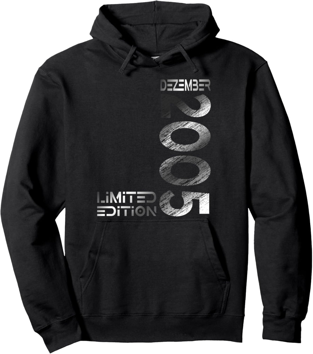 Dezember 2005 Mann Frau 18. Geburtstag Limited Edition Pullover Hoodie