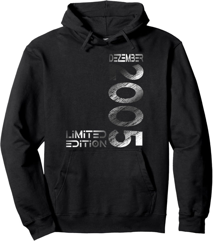 Dezember 2005 Mann Frau 18. Geburtstag Limited Edition Pullover Hoodie