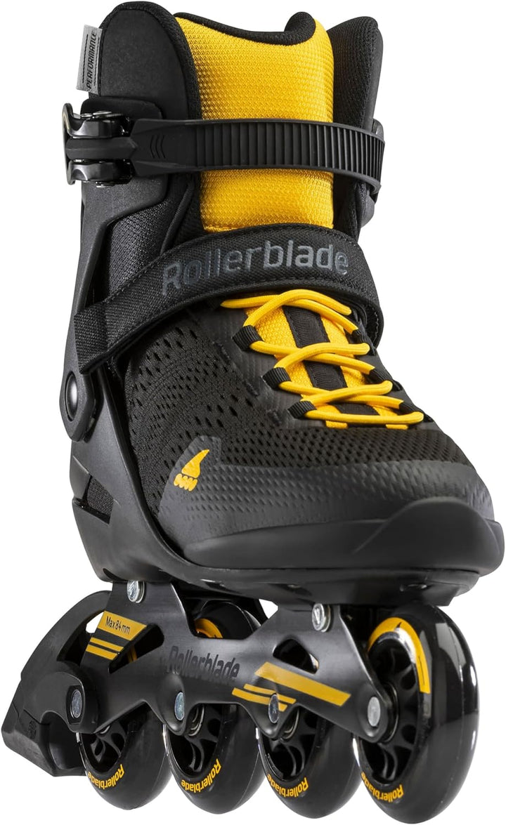 ROLLERBLADE Herren Inline-Skates Spark 80 black-saffron yellow 42, black-saffron yellow 42