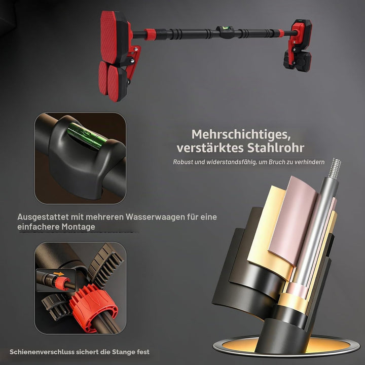 Kapler Klimmzugstange Türrahmen ohne Schrauben Verstellbar: 70-130 cm mit 360° Verriegelung &amp; 200kg