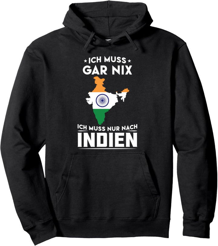 Indien Flagge Reise Geschenk Pullover Hoodie