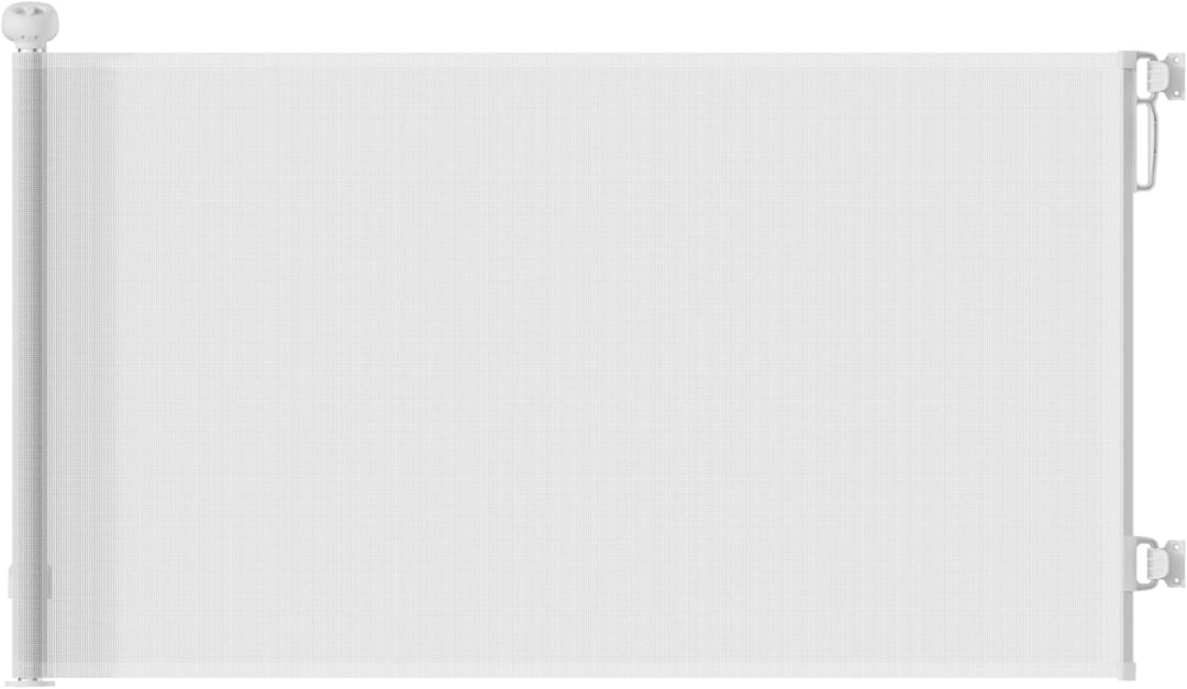 Allyson Treppenschutzgitter ausziehbar bis 140 cm, 86 cm hoch, Baby- und Haustier-Schutzgitter, Gerä