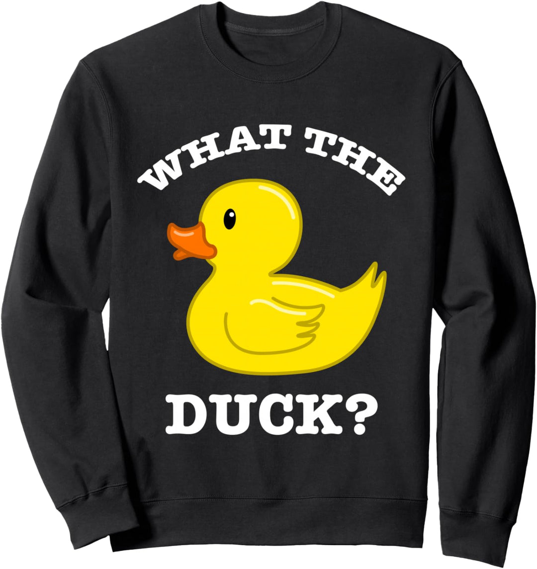 Was zur Ente? Gummi Ducky, Rubber Duck Sweatshirt