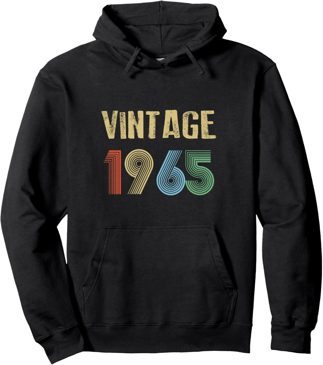 1965 Vintage Geburtstag Pullover Hoodie
