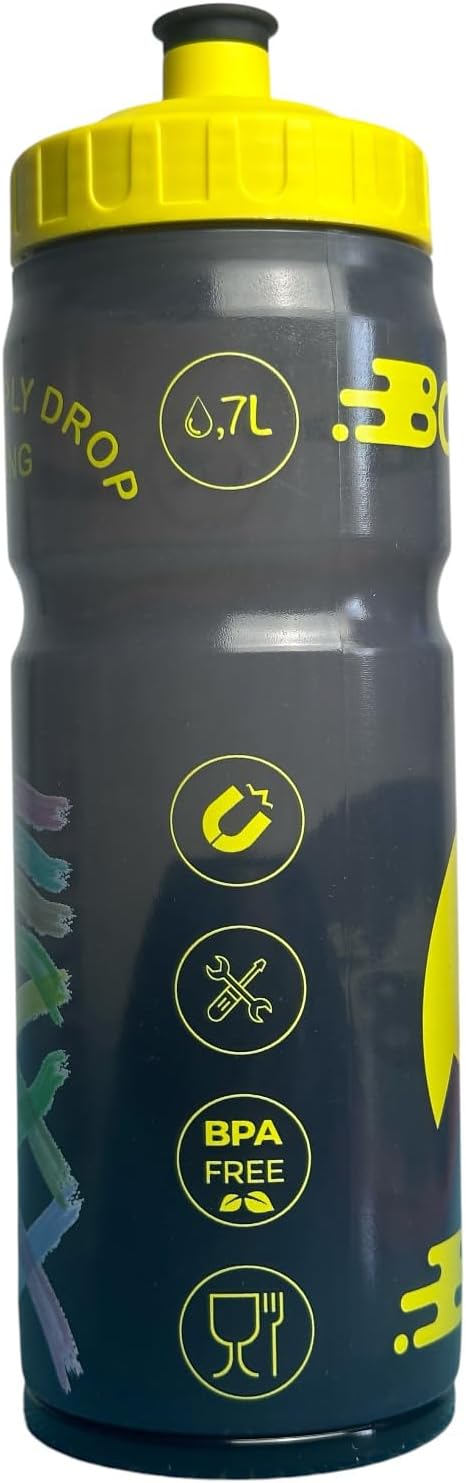 700 ml Fahrrad-Trinkflasche mit magnetischem Flaschenhalter &amp; integrierter Werkzeugaufbewahrung | Ma
