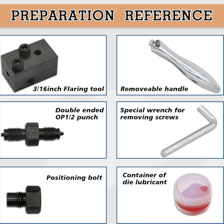 Bördelgeräte Bremsleitung (DIN 3/16" (4.75mm)), DIN 3/16" (4.75mm)
