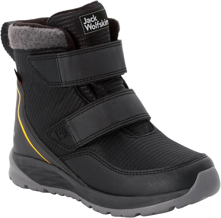 Jack Wolfskin Polar Bear Texapore Mid Vc K Unisex Winterstiefel 36 EU Phantom Burly Yellow Xt, 36 EU
