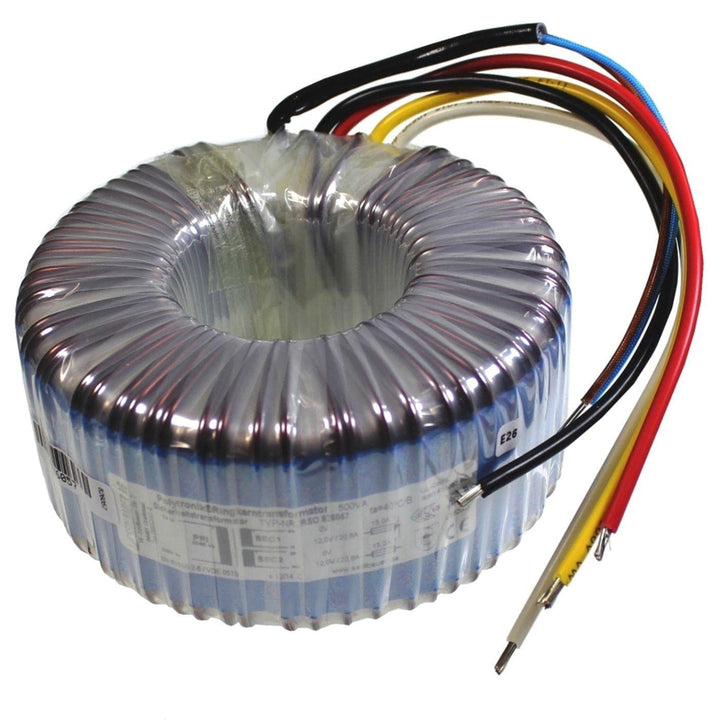 Sedlbauer Ringkerntrafo Transformator 500VA 2x12V für Audio, Industrie, Halogen und Schienensysteme
