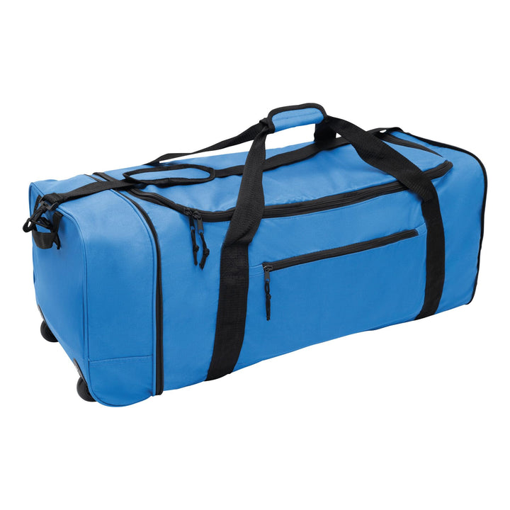 Reisetasche Trolley faltbar Trolleytasche 2 Leichtlauf Skaterrollen blau ca 1,3kg verstell &amp; Abnehmb