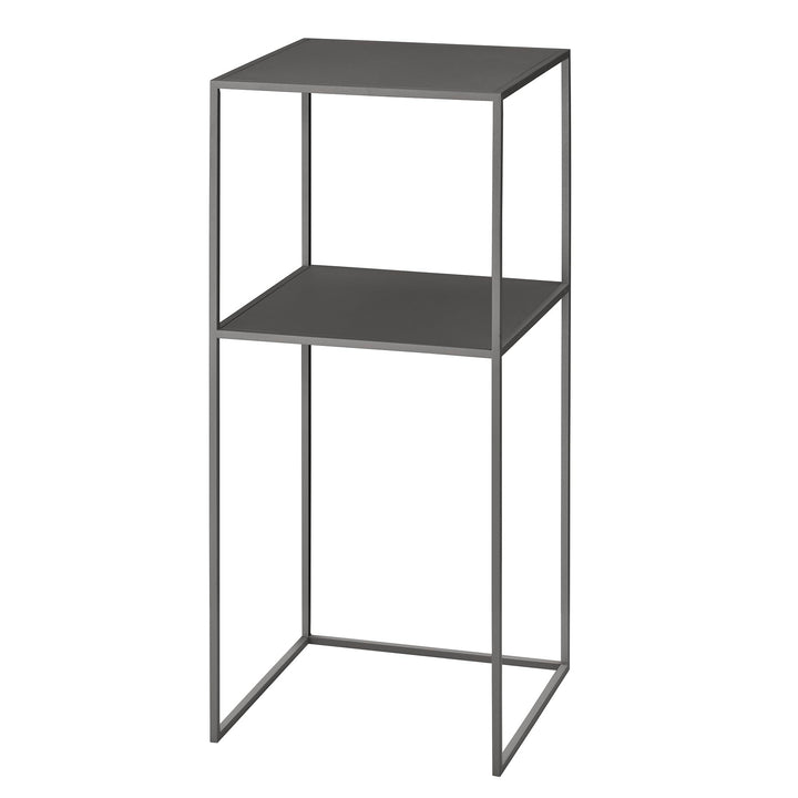 Blomus Fera Decorative Stand, Steel Grey, Flower Stand, Grey, 35 L x 35 W x 80 H cm, Steel Plant Sta