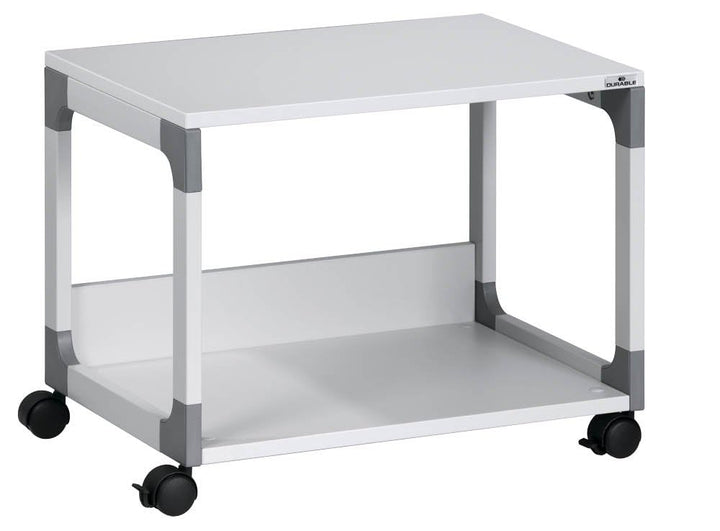 Durable System Multi Trolley 48, grau, glasfaserverstärkte Ecken, Kippschutz - 600 x 477 x 432 mm, 3