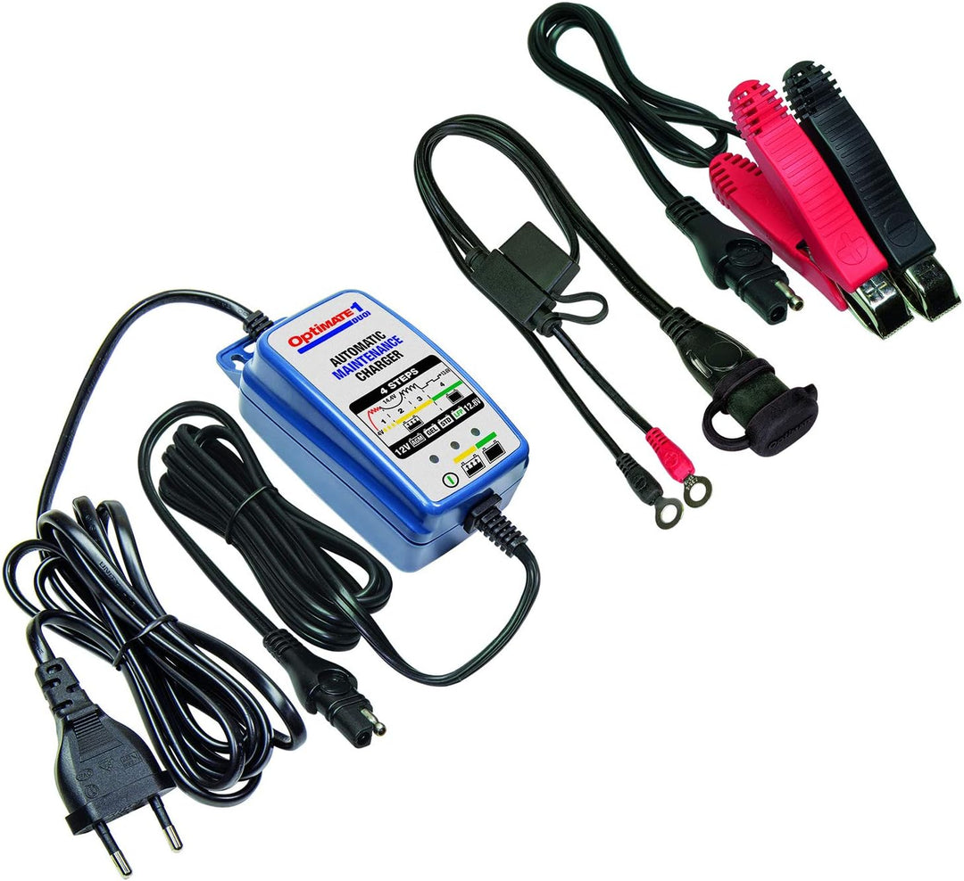 OptiMATE 1 Duo - 4-stufiges 12V 0,6A Batterielade- und Wartungsgerät