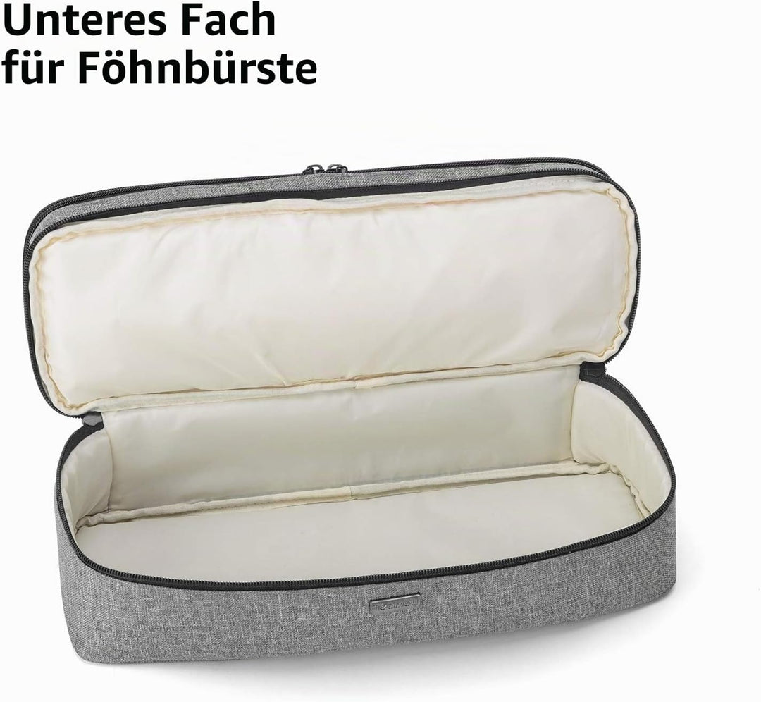 Teamoy Aufbewarhungstasche für Warmluftbürste Haartrockner, Glättender Styler Tragetasche, Reisetasc