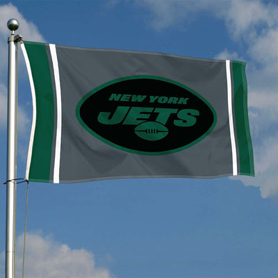 New York Jets Blackout Sideline Flagge für drinnen und draussen, 90 x 150 cm