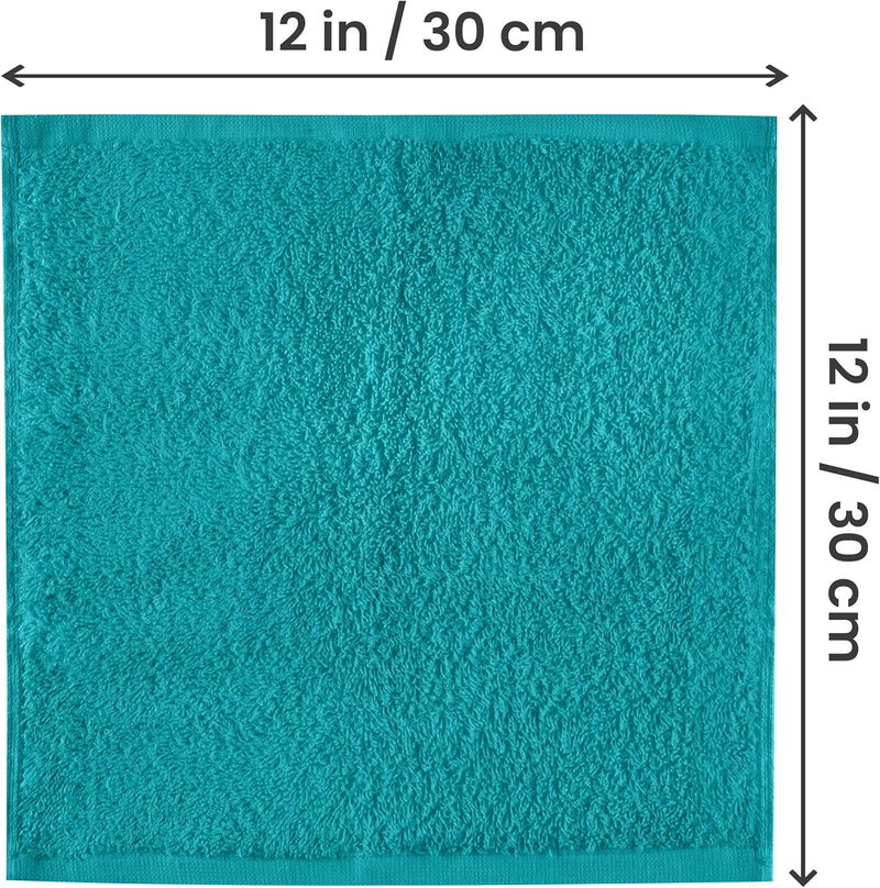 Utopia Towels Baumwoll-Waschlappen-Set – 100% ringgesponnene Baumwolle, Premium-Qualität, Flanell-Wa