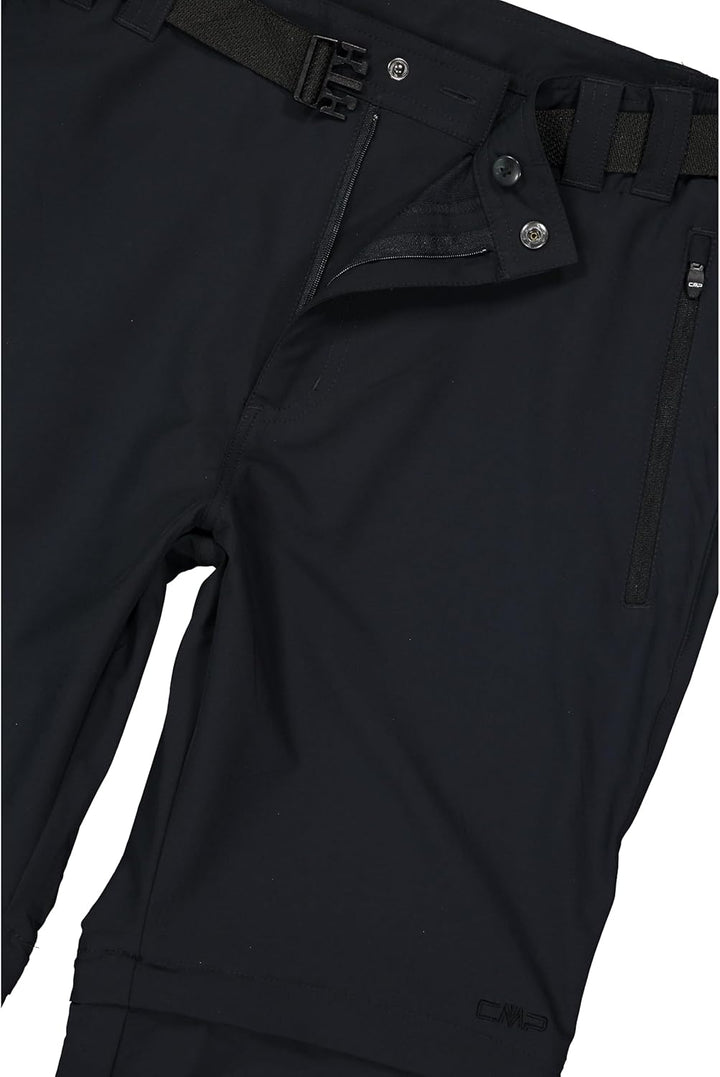CMP Herren Pantaloni Zip Off Elasticizzati Da Uomo Hose, 48 Anthrazit