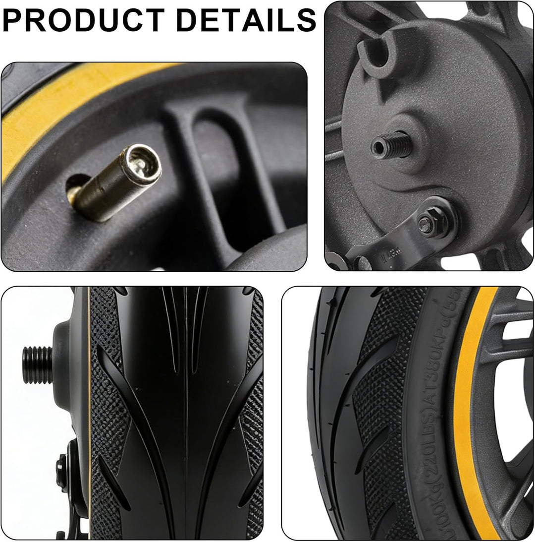 Elektroroller Vorderrad Für Ninebot Max G30, 60/70-6.5 Vakuumreifen Mit Trommelbremse, 10 Zoll Scoot