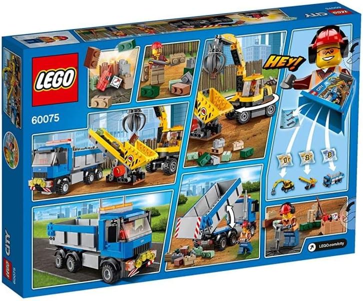 LEGO 60075 - City - Bagger und Transportwagen