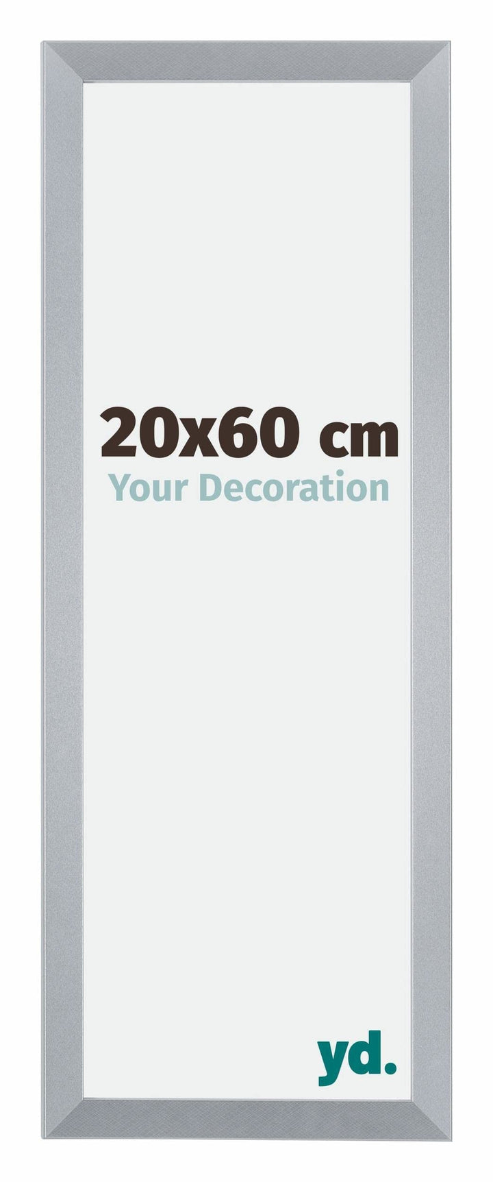 yd. Your Decoration - Bilderrahmen 20,00x60,00 cm - Bilderrahmen aus MDF mit Acrylglas - Antireflex