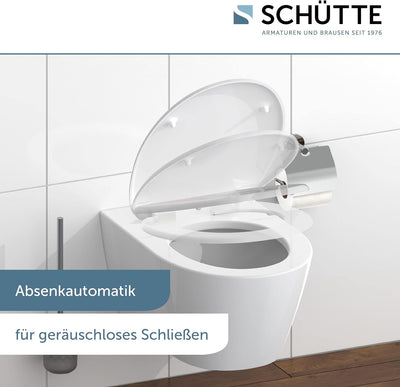 SCHÜTTE 82190 Duroplast WC-Sitz FROG KING mit Absenkautomatik,, Frog King