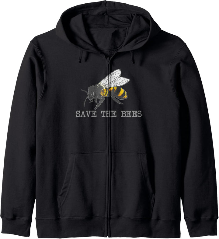 Rette die Bienen Unterstützung Lokale Imker Honey Bee Keeper Kapuzenjacke