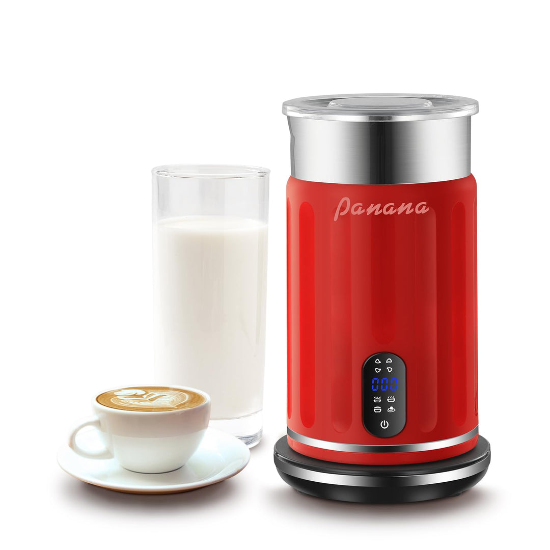 Panana Elektrische Milchaufschäumer 4 in 1 - Automatische Milchaufschäumer, Milchdämpfer mit einem F
