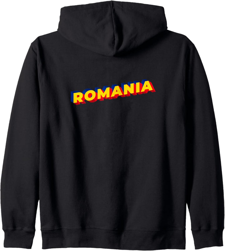 Flagge Rumanien Kapuzenjacke