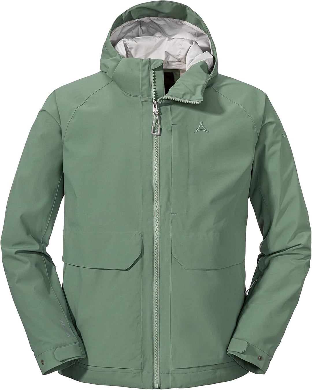 Schöffel Herren Jacket Lausanne M, Funktionsjacke mit Kapuze, wasserdichte, leichte Sommerjacke mit
