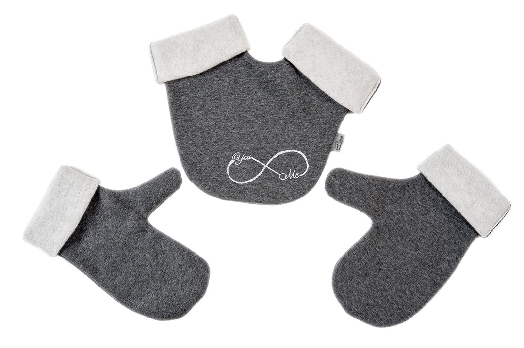 Goldi-Design Partnerhandschuhe aus Doppelfleece - in Deutschland hergestellt - You & Me Partnerhands