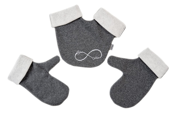 Goldi-Design Partnerhandschuhe aus Doppelfleece - in Deutschland hergestellt - You & Me Partnerhands