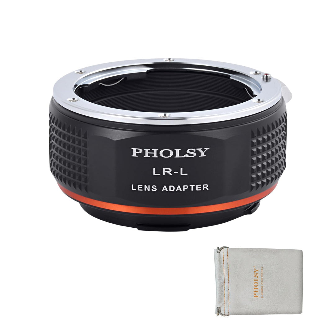 PHOLSY Objektivadapter LR auf L Mount Adapter Kompatibel mit Leica R Objektiv auf L Mount Kameragehä