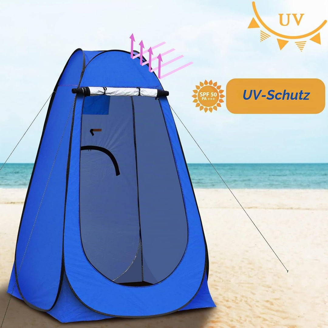 TUKAILAI Camping Toilettenzelt Duschzelt Pop Up Umkleidezelt Privatsphäre Toilette Umkleidekabine La
